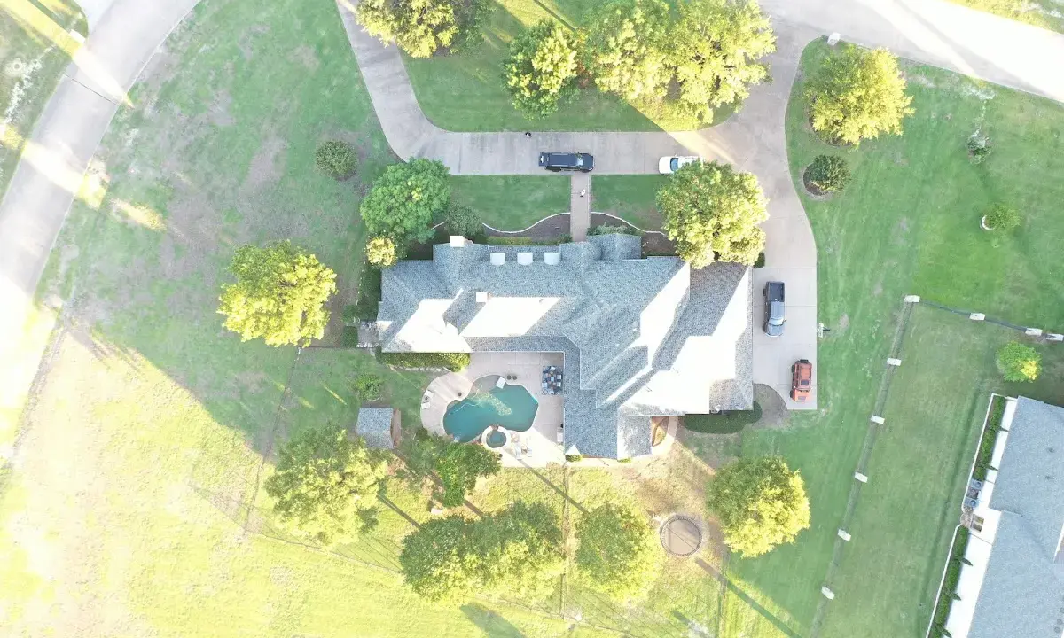 New shingle roof installation on a home in Celina